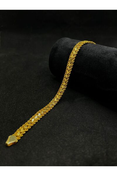 kuyumcu nurettin 5 gr (GRAM) Pullu Halat Bileklik Künye 14 Ayar Altın