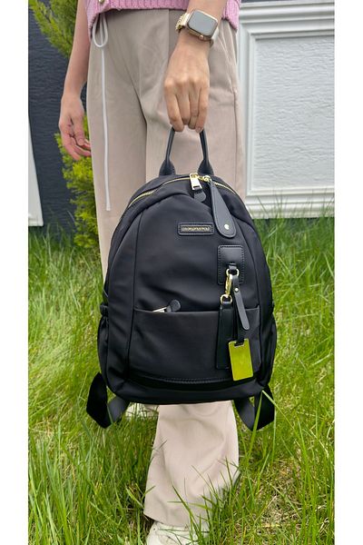 Just Polo Justpolo Women's Black Imported Multi-Compartment Backpack