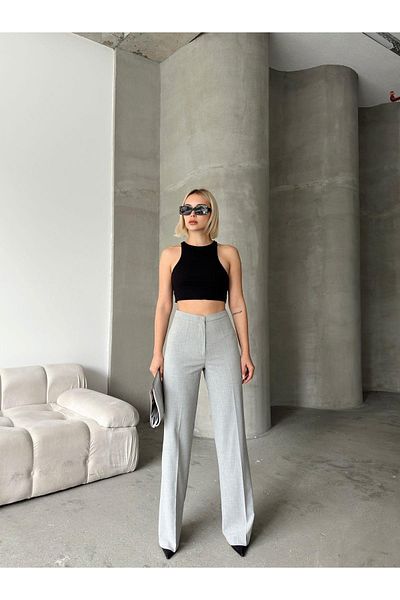 Jeevee Wide Leg Polyviscose Trousers