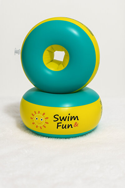 swim & fun Çocuk Yüzme Kolluğu Extra Güvenlikli / Bebek Yüzme Kolluk / Tamir Seti Ve Çantası / Deniz Kolluk