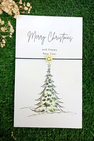 Emtory 10 Pieces Merry Christmas Design - Emoji Bracelet - New Year's Gift - Lucky Bracelet - New Year's Souvenir
