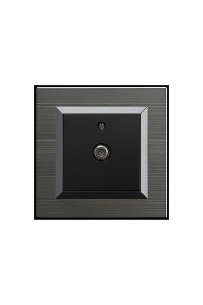 Tenda 10 Pieces Ovivo Quantum Magnetic Gray Satellite TV Socket F Connector + Frame Included