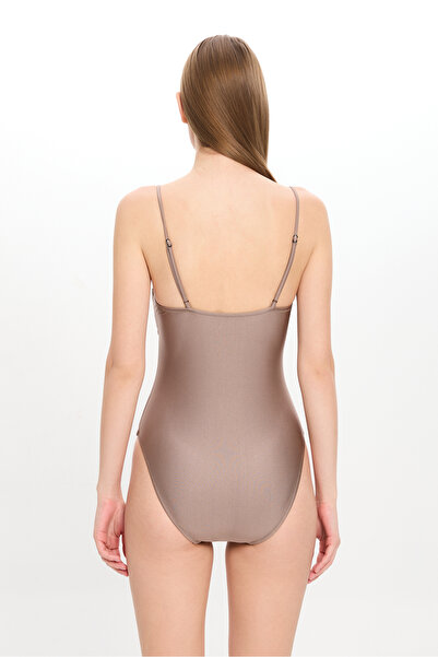 TOO SALTY SWIMWEAR Kadın Bej Kaplı Mayo 23s108st