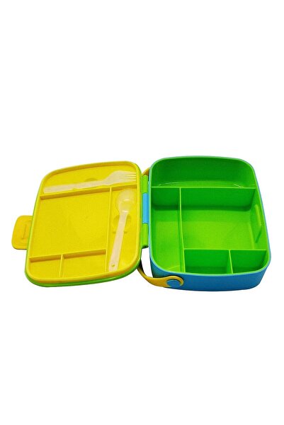 Gaintston Bento Lunch Box – 5 Compartments, Leak-proof, Bpa-free, Microwave & Dishwasher Safe