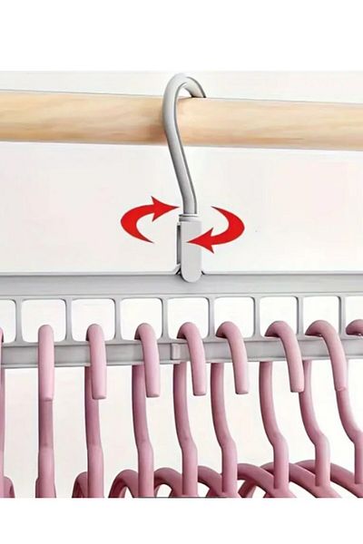 SyaMAG Organizer for 9 hangers, with 2 positions, plastic, gray, 33x17 cm