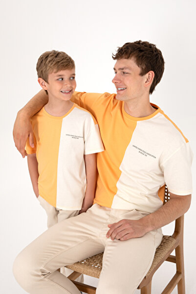 U.S. Polo Assn. تي شيرت برتقالي للأولاد 50307163 -VR202