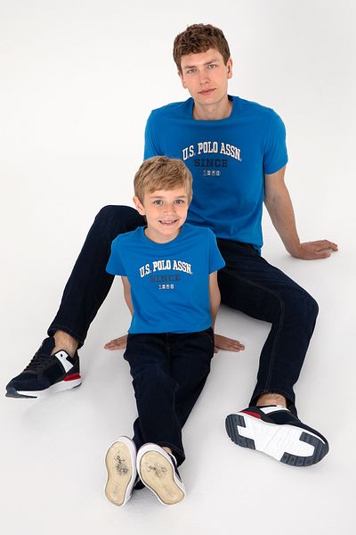 U.S. Polo Assn. Boy's Cobalt Crew Neck T-Shirt 50307174-Vr077