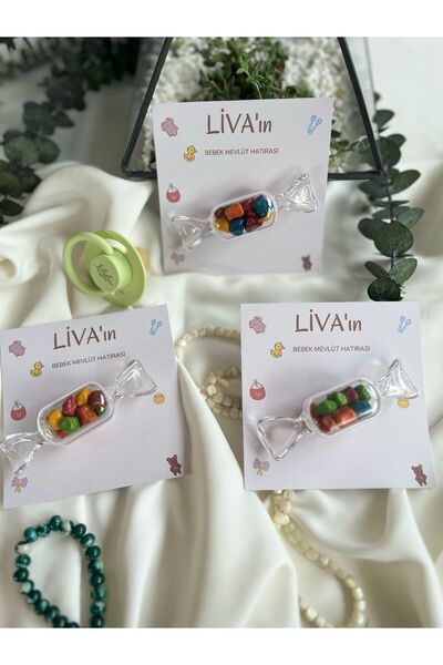 CEA Hoşgeldin Bebek Temalı Şekerli Mevlüt Kartı(15 ADET) – Kişiye Özel Tasarım