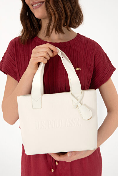 U.S. Polo Assn. Women's White Long Strap Shoulder Bag 50311438-Vr013