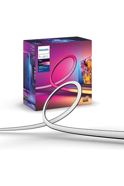 Philips Hue Play Gradient 55" Smart TV Light Strip - Flowing Multicolor LED Color-Changing TV BackLi