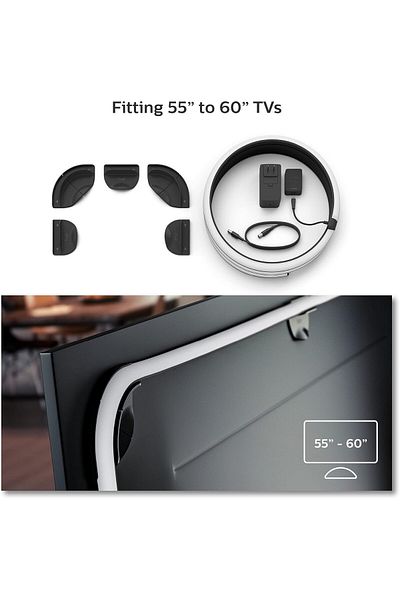 Philips Hue Play Gradient 55" Smart TV Light Strip - Flowing Multicolor LED Color-Changing TV BackLi