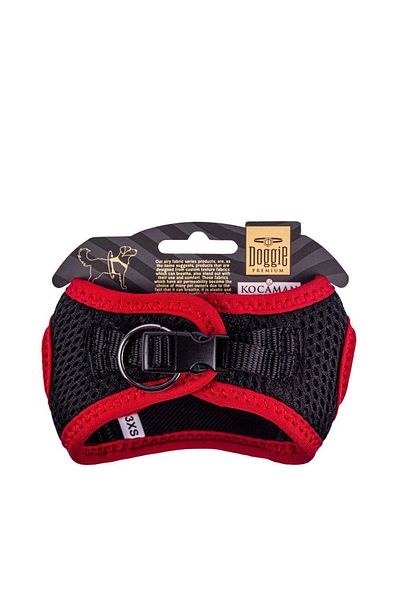 Doggie Cool Woven Neon Small Breed Collar Red 22-26 cm (Ang-3Xs)