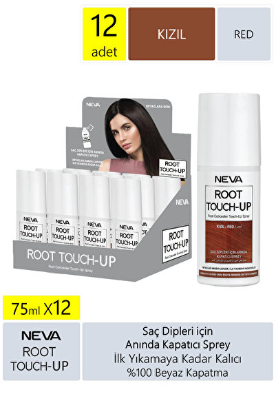 Neva Root Touch-up Kapatıcı Sprey - Kızıl 12'li Paket