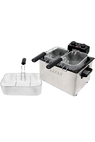 Koolen Deep Fryer, capacity of 5 liters, 2 separate bowls, capacity of 2000 watts, 816102012