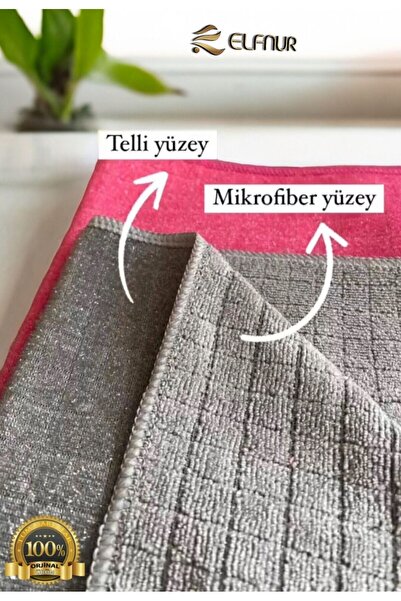 elfnur ( 2adet ) Telli Zor Kir Bezi Halı Koltuk Banyo Fayans Ve Duşakabin Tem...