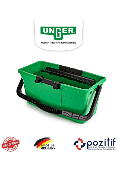 unger Qb12b - Cam Temizlik Kovası 12 Litre - 35cm Camçek / Çekçek ve Peluş ap...