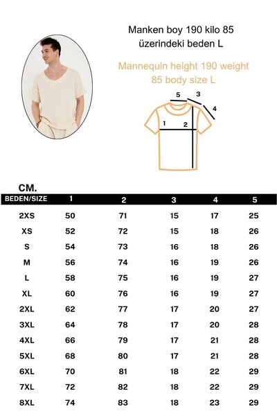 RELAXL 100% Cotton Şile Cloth - Oversize Men's T-Shirt - Cream Yoga Meditation