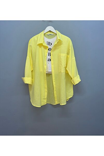 miremiran %100keten gömlek Owersize salaş kesimdir.