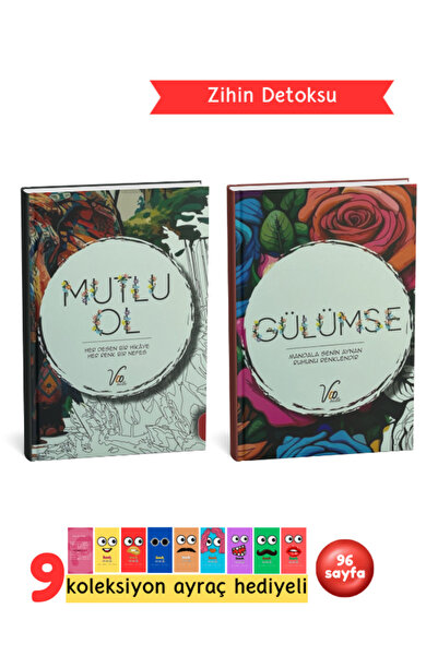 Pembe Yayınevi Mandala Boyama Kitabı – Yetişkinler İçin Stres Giderici Renkli Terapi - Huzurlu Anlar