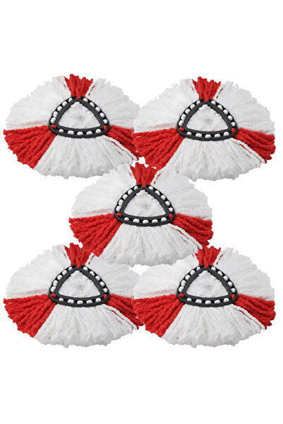 TrioStore Set 5x Rezerva mop, compatibile cu mop rotativ Viled Turbo 2in1/Easy Wring&Clean/Ultraspin