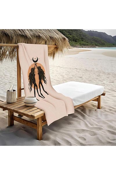 Doruklar Home Collection Πετσέτα θαλάσσης Gemini Beach 80x160 CM AST18
