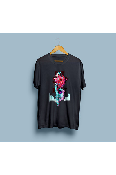 eioswear Unisex supradimensionat Astronaut Retro tricou