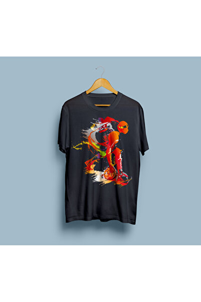 eioswear Tricou cu design de pantofi de baschet unisex supradimensionat