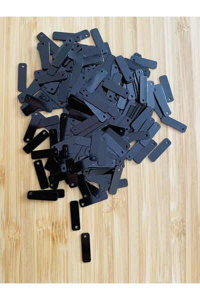 Genel Markalar Oya, Halhal, Havlu, Halay Mendili, Abiye El Işleme Akrilik Plastik Kaplama Siyah Renk Baget Pul.