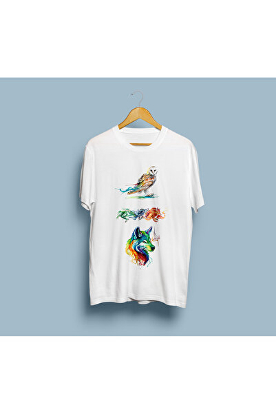 Generic Brand Unisex Oversize T-shirt - Animal Design