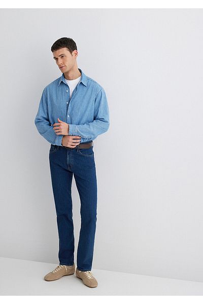 Mavi Dunkle, bequeme Jeanshose 177 Casual - 0017732662