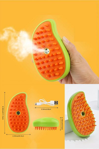 hayhall Steam Cat Dog Comb New Generation Hair Removal Comb