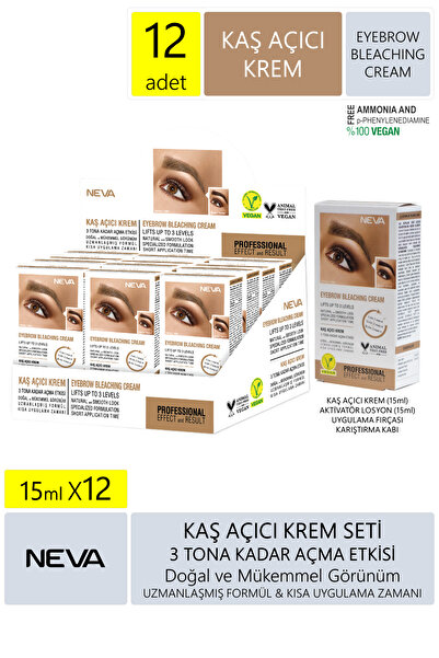 Neva Kaş Boyası Kaş Açıcı Krem (12 ADET)