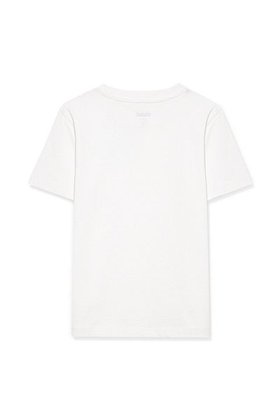 Mavi Tricou de bază, alb, din bumbac organic.