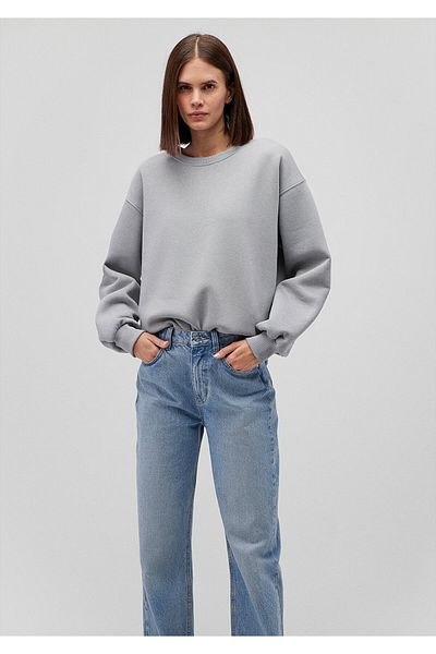 Mavi Φούτερ σε γκρι Crew Neck - Basic Model 1610198 -70093