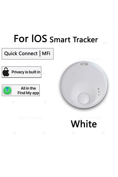 Choice White Mini Smart Tag Item Locator Bluetooth Luggage Tracker.works With Apple Find My (IOS ONLY)