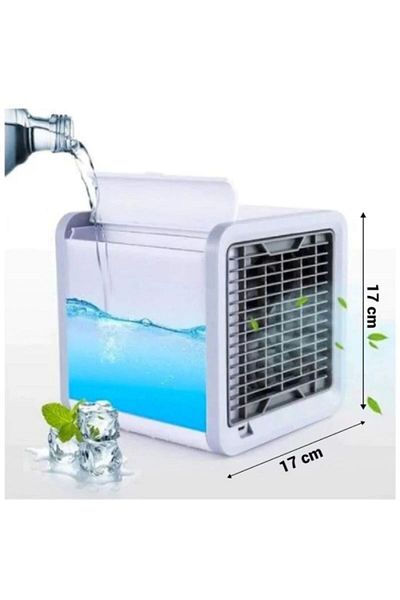 DAR Aparat de aer conditionat cu umidificator si conexiune USB, cu lumina LED de ambient
