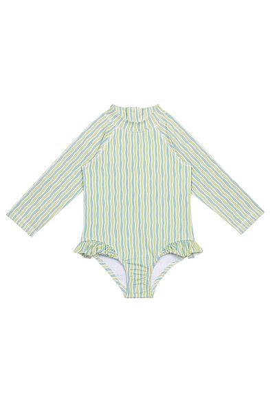 SAND MOTHER Uv Protection Long Sleeve One Piece Girls Swimsuit