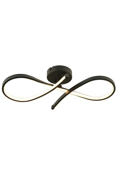 Apliqa Plafonieara Led HubRom, VETTO Negru 3843-01-BL 52x11 cm 38 W / Lumina Calda,Rece,Neutra 0