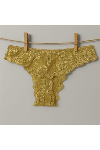 enmodaiçgiyim Tanga de lux din dantelă pentru femei Nude Color