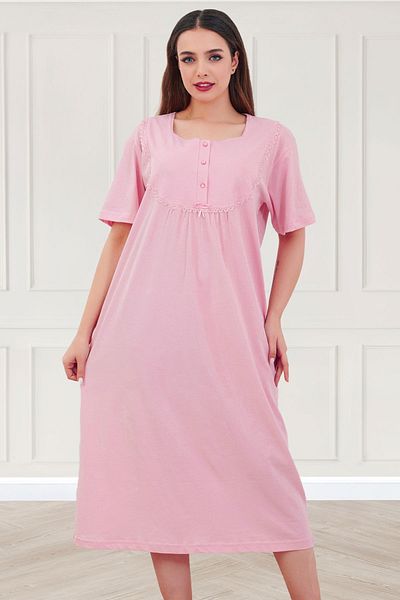 Bella Linda Cotton Large Size Classic Mother Nightgown