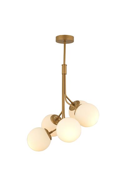 Apliqa Lustra HubRom, ARTEL 3756-05-FR 50x80 cm 5xE27-60W Antiq