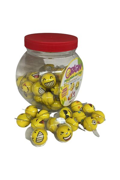 Origin Origine Filled Soft Candy with Smiling Face Emojies 60 Pieces