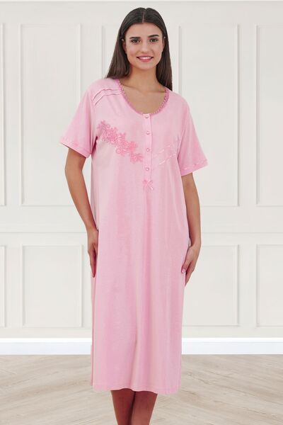 Bella Linda Cămașă de noapte clasică din bumbac - Design confortabil și elegant