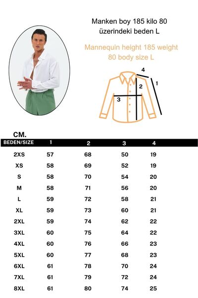 RELAXL Plus Size 4 Seasons Retro Collar Oversize Men's White Shirt