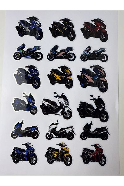 cakaybu Yamaha Sticker (Sticker) Notebook, Helmet, Wall, Bicycle, Motorcycle, Cabinet, Door A4 Sizes