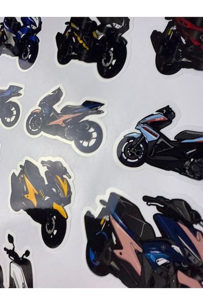 cakaybu Yamaha Sticker (Sticker) Notebook, Helmet, Wall, Bicycle, Motorcycle, Cabinet, Door A4 Sizes