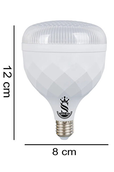 ŞANLED 20w Tasarruflu E27 Beyaz Renk Torch Led Ampul-1-2-4-6-8-10 Adet