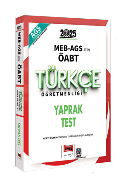 Yargı Yayınları Yargı Yayınları 2025 MEB-AGS ÖABT Türkçe Öğretmenliği Yaprak ...
