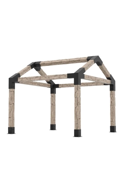 RWL Kamelya Pergola Bağlantı Seti – 10 Parça Metal Braket | 2.5 mm Kalınlık | 93 mm ve 85 mm