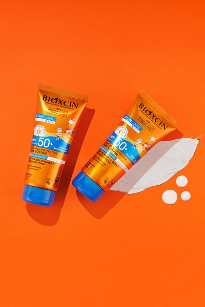 Bioxcin Sun Care Dětský opalovací krém s velmi vysokou ochranou 50 SPF - 100% Botanický aktivní 200 ml